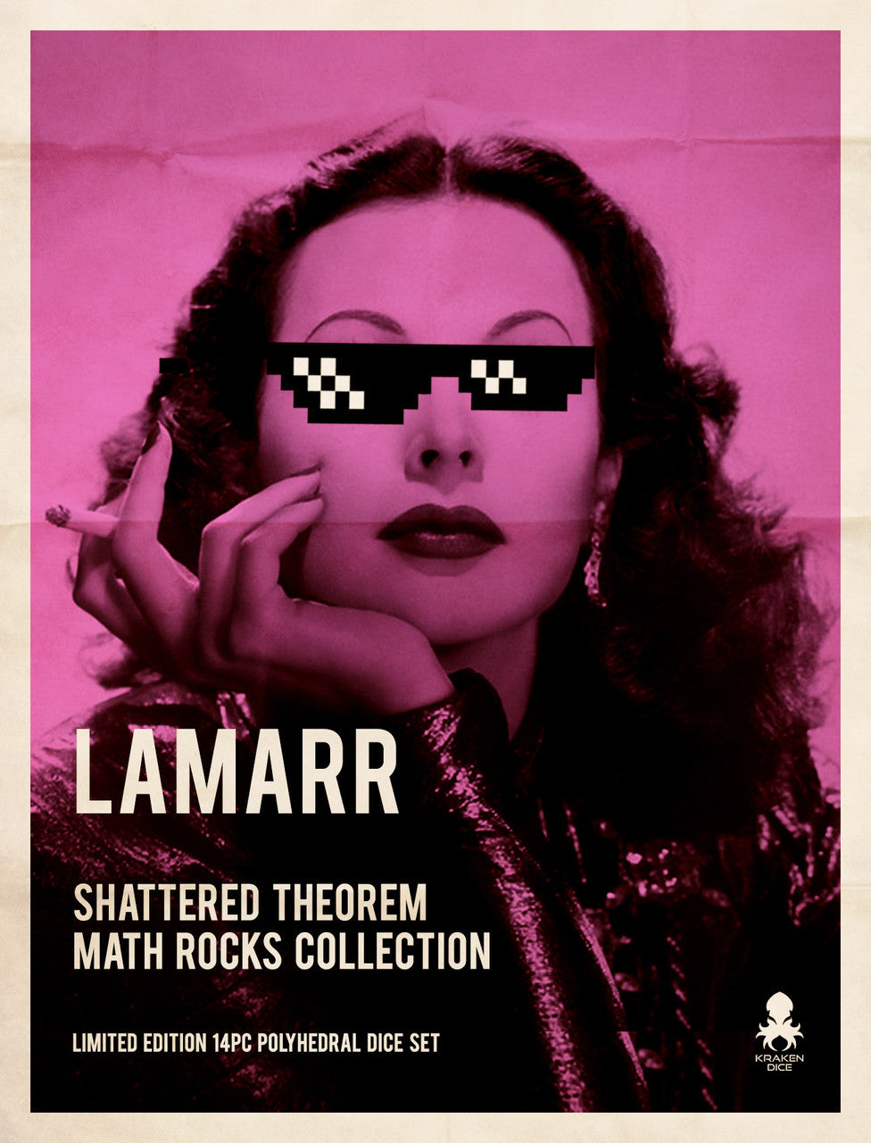 Lamarr: Shattered Theorem 14pc Limited Edition Polyhedral Dice Set